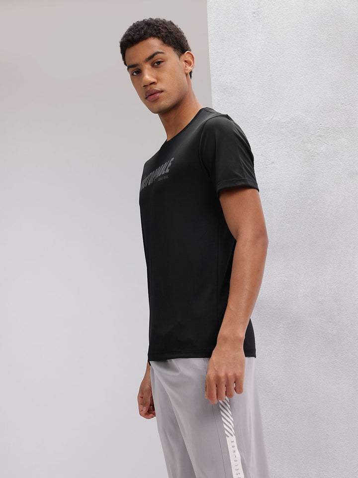 HRX by Hrithik Roshan Typography Print Regular Fit Training T-shirt