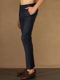DENNISON Men Flexi Waist Tapered Fit Trousers