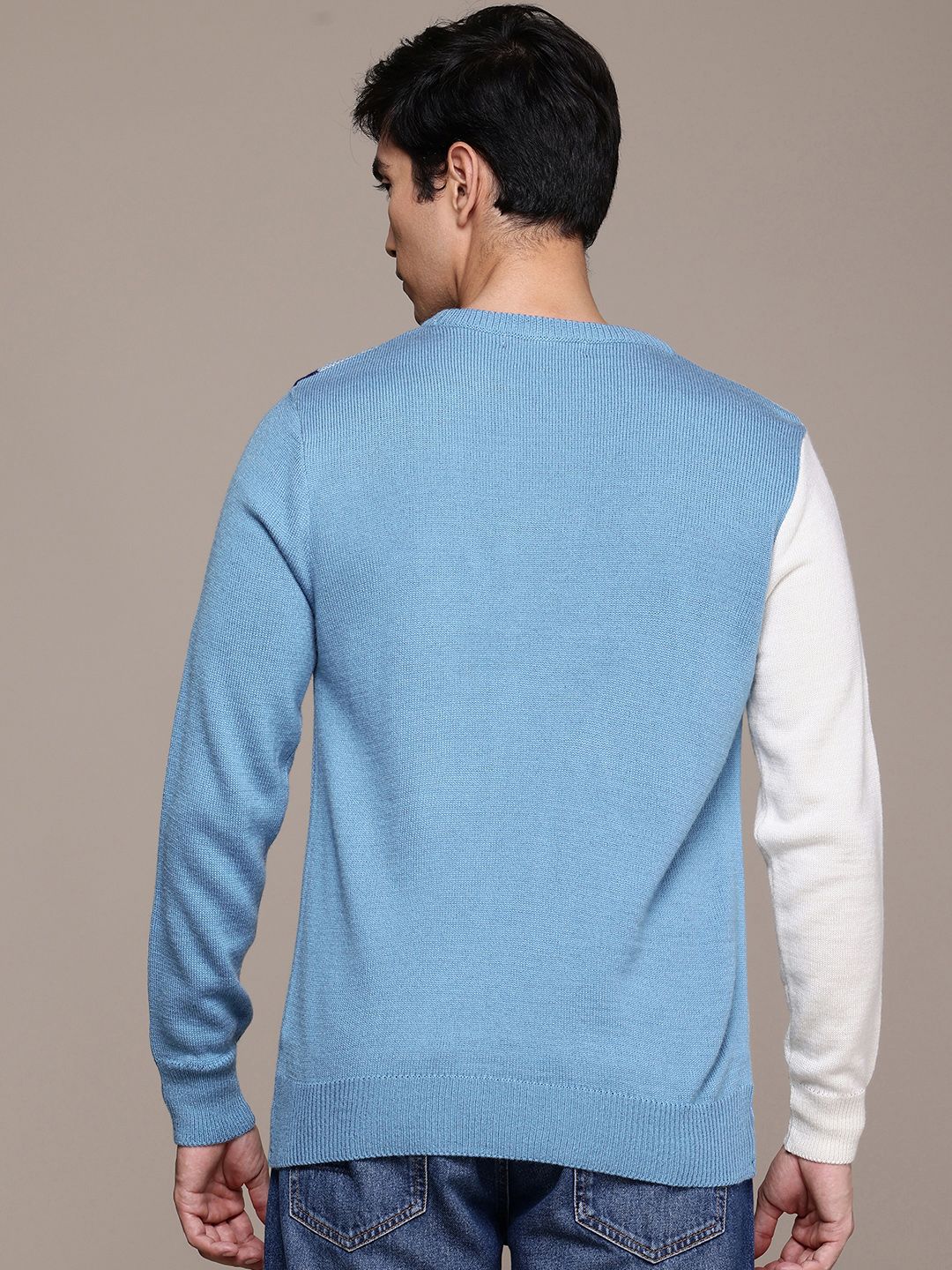 French Connection Colourblocked Pullover Sweaters