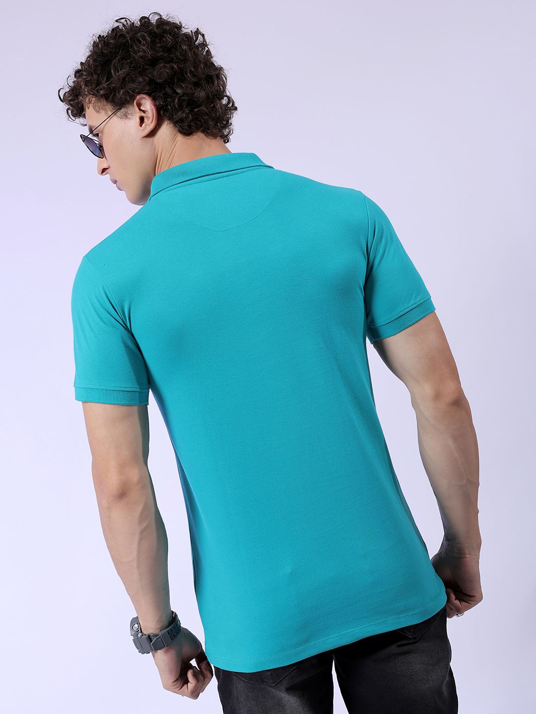 The Indian Garage Co Pack Of 2 Polo Collar Pockets T-shirt