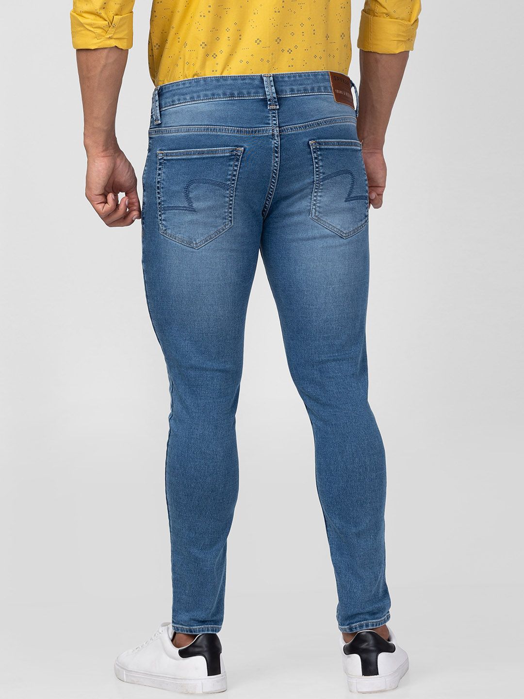 SPYKAR Men Skinny Fit Light Fade Stretchable Cotton Jeans