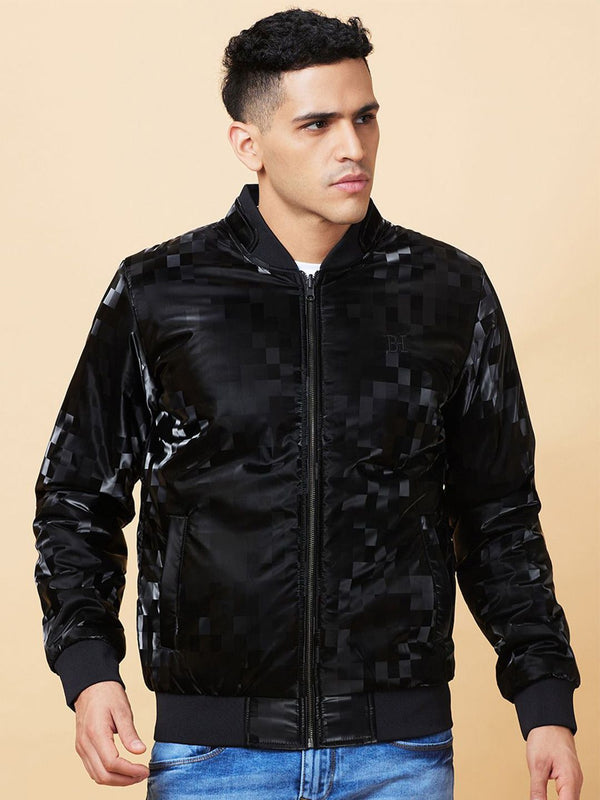 Being Human Checked Reversible Bomber Jacket