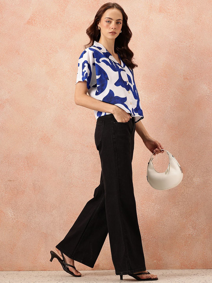 all about you Women Floral Printed Casual Shirt
