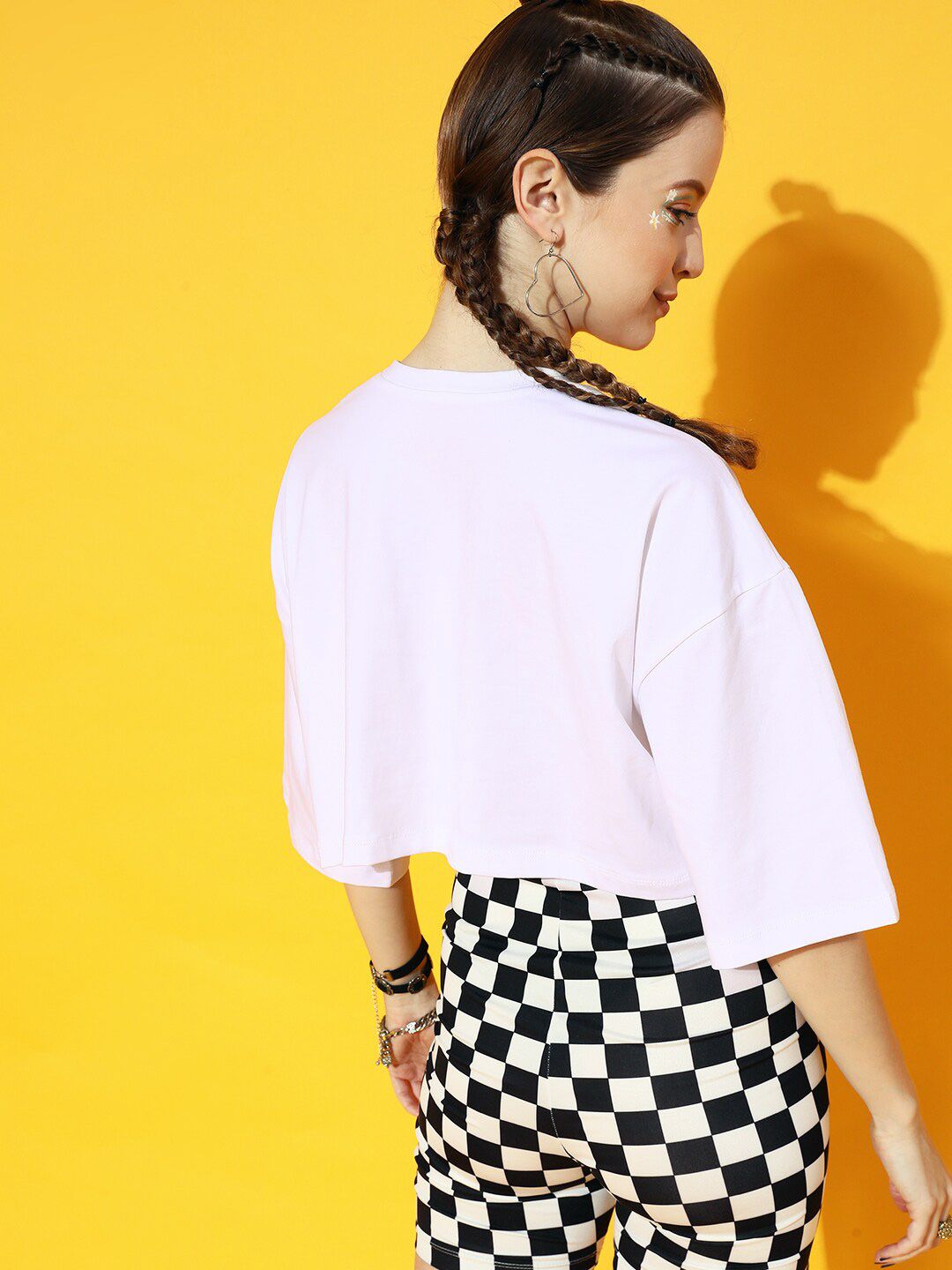 STREET 9 Women Classic White Printed Tshirt