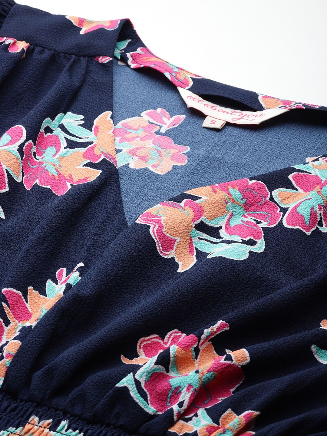 all about you Floral Printed Midi Fit & Flare Dress