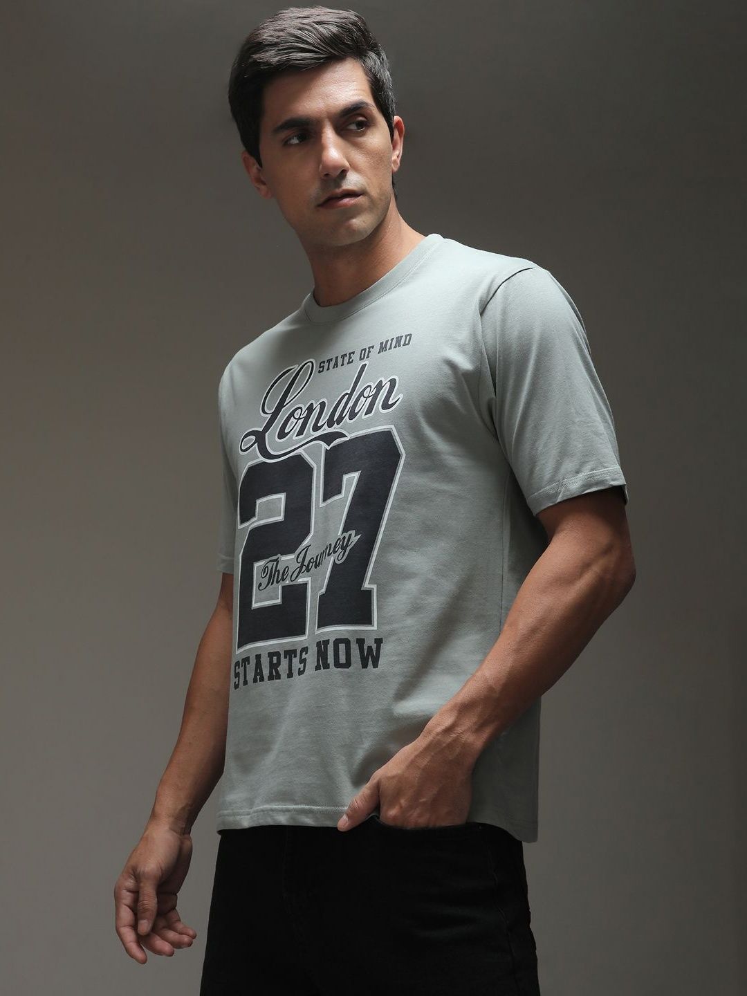 DILLINGER Men Oversized Short Sleeve Printed Tshirt
