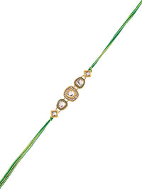 Voylla Kundan Studded Thread Rakhi