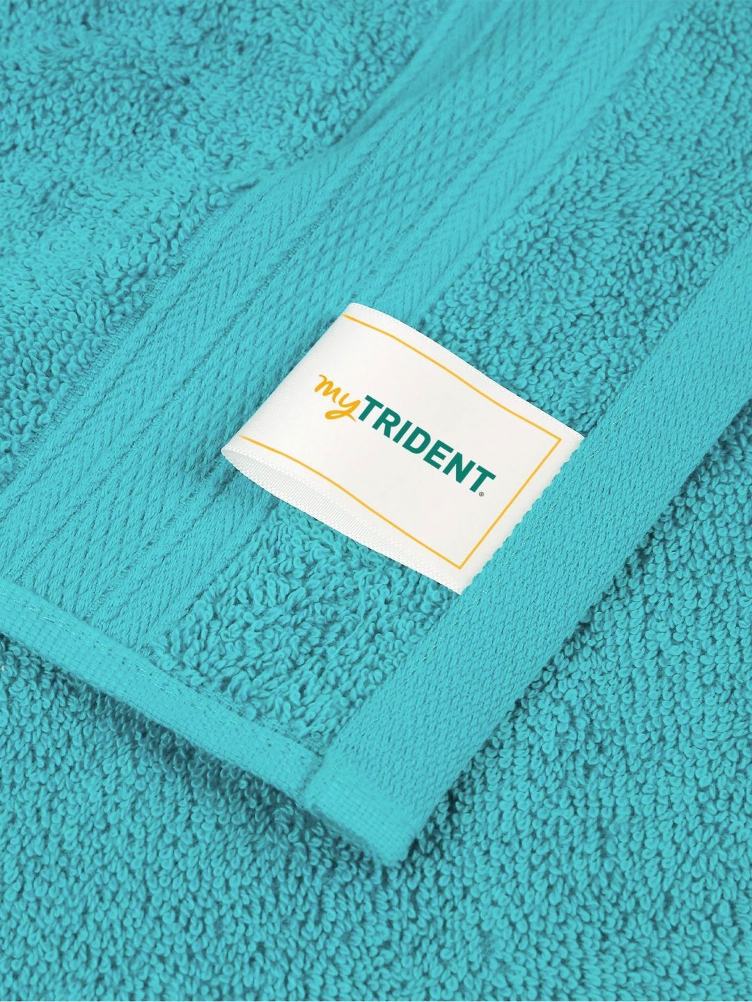 MYTRIDENT Teal Blue 6 Pieces Cotton Soft Comfort 500 GSM Reversible Face Towel