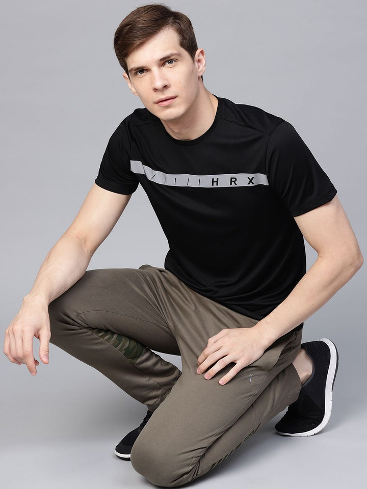 HRX by Hrithik Roshan Ultralyte Men Black Running T-shirt