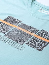 SPYKAR Typography Printed Slim Fit Casual T-shirt