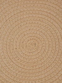HOSTA HOMES Beige & Black Self Design Pure Cotton Table Placemats