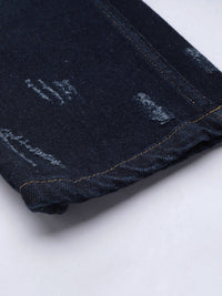 STREET 9 Women Blue Relaxed Fit Mid-Rise Mildly Distressed Jeans