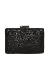 Lisa Hayden for Lino Perros Black Shimmer Box Clutch