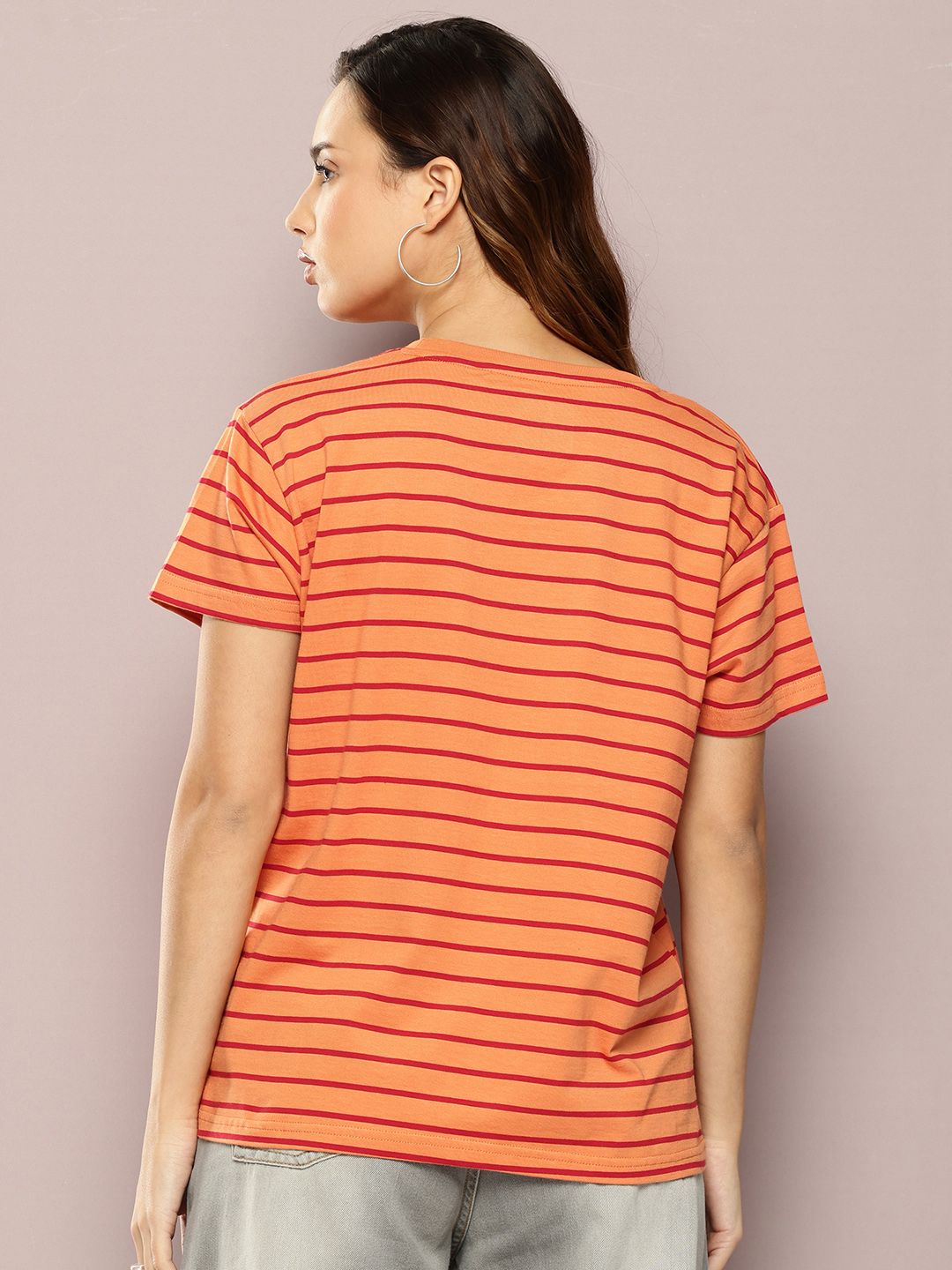 DILLINGER Striped Boxy T-shirt