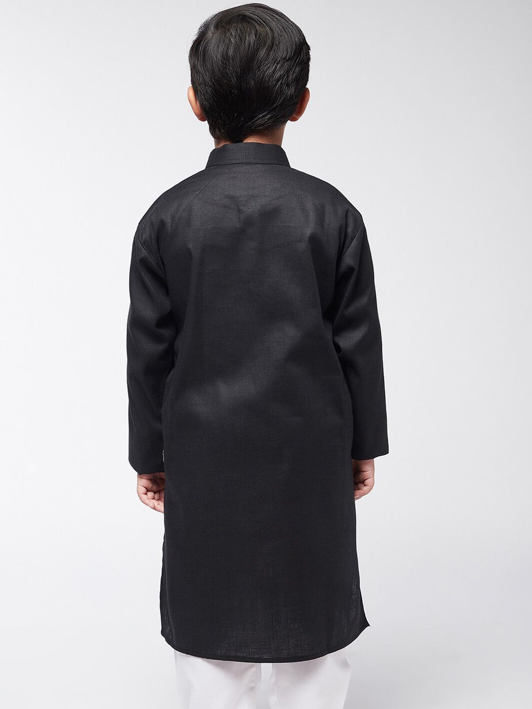 SOJANYA Boys Black Kurta