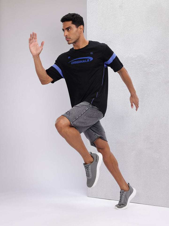 HRX by Hrithik Roshan Typography Print Rapid-Dry Running T-shirt