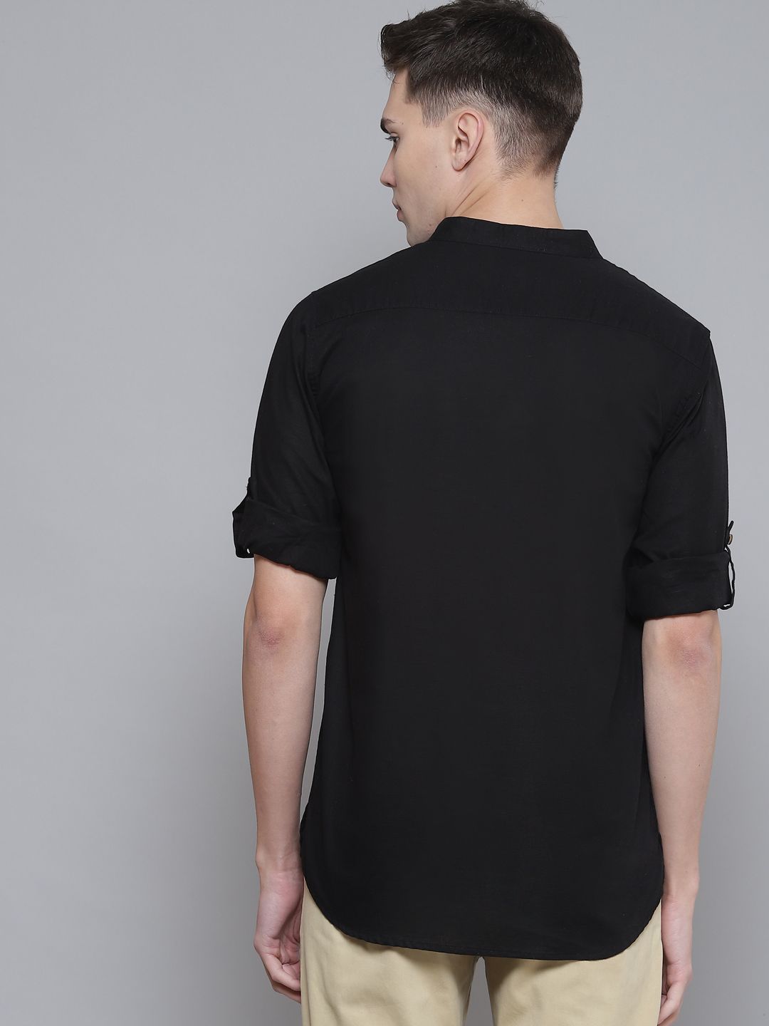 Dennison Men Comfort Black Fit kurta