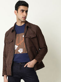 RARE RABBIT Men Rings-4 Slim Fit Solid Polo Collar T-Shirt