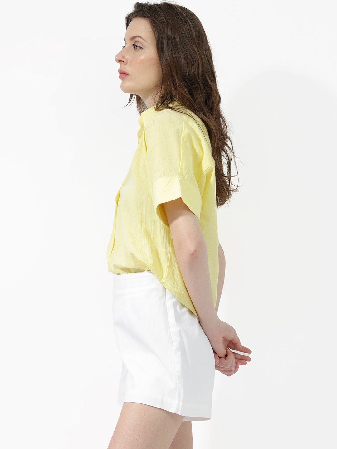 RAREISM Women High-Rise Cotton Shorts