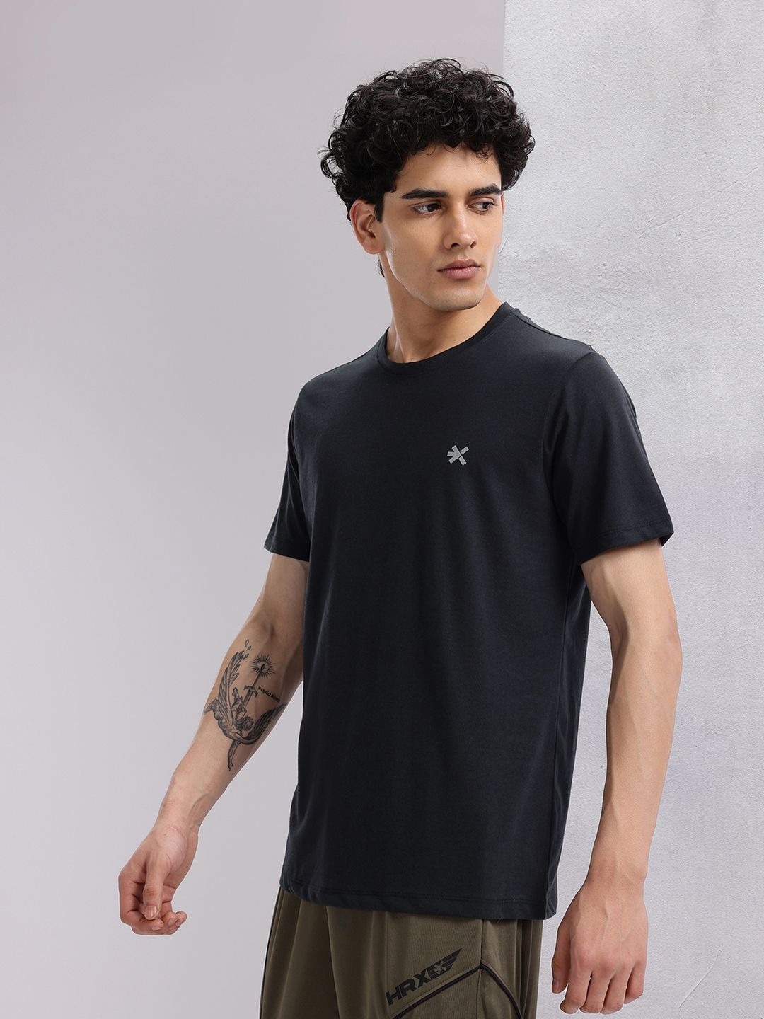 HRX by Hrithik Roshan Typography Print Training T-shirt