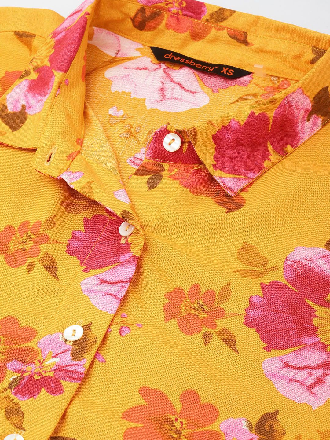 DressBerry Summer in Bloom Floral Shirt