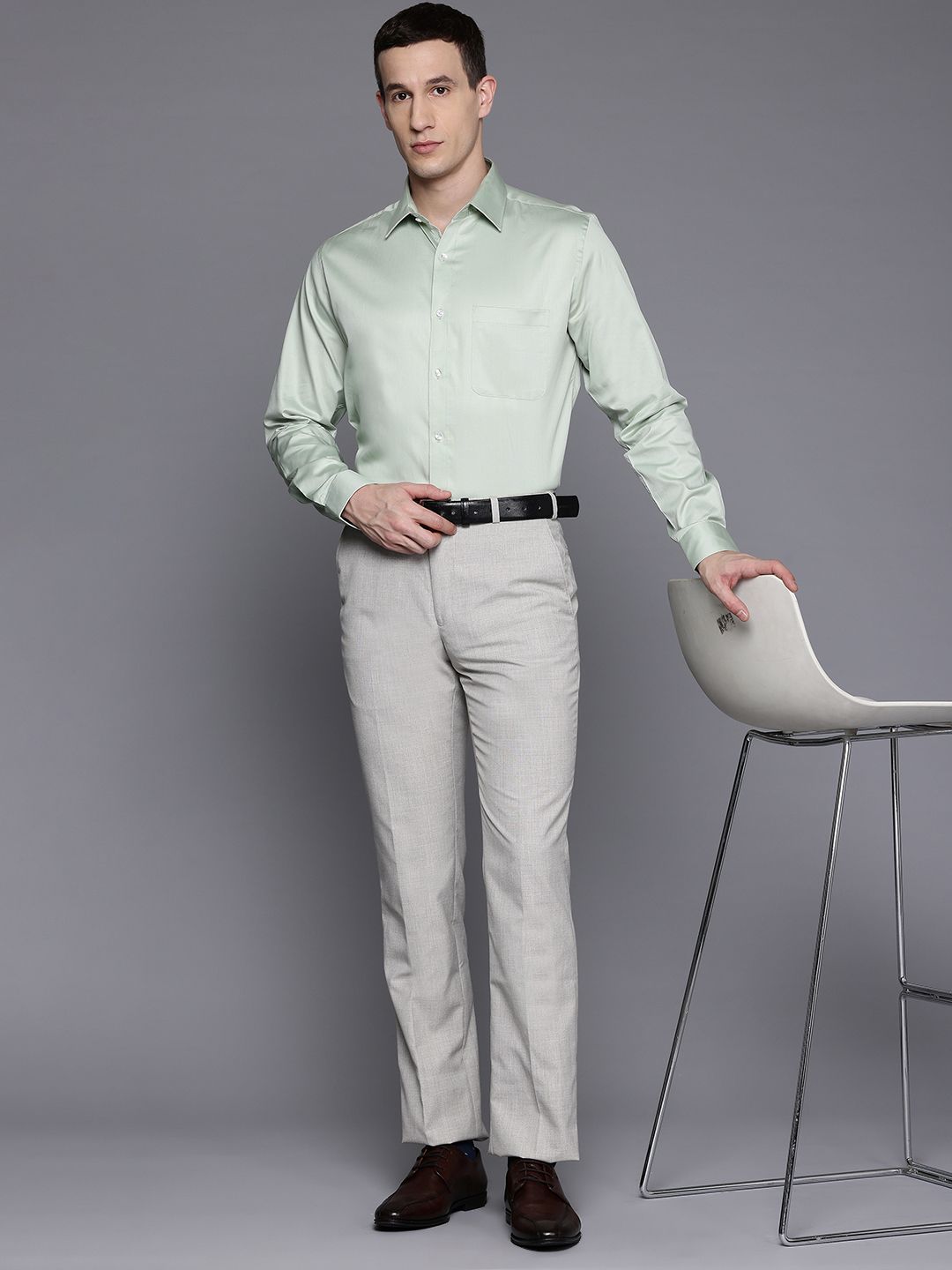 Raymond Slim Fit Opaque Formal Shirt