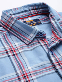 The Indian Garage Co Men Regular Fit Checked Casual Shirt