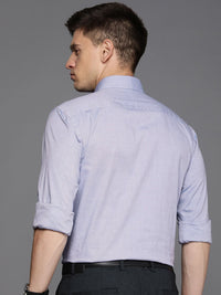 Raymond Self Design Slim Fit Pure Cotton Formal Shirt