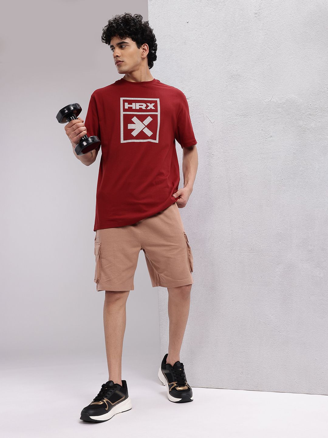 HRX by Hrithik Roshan Men Brand Logo Printed Training T-shirt