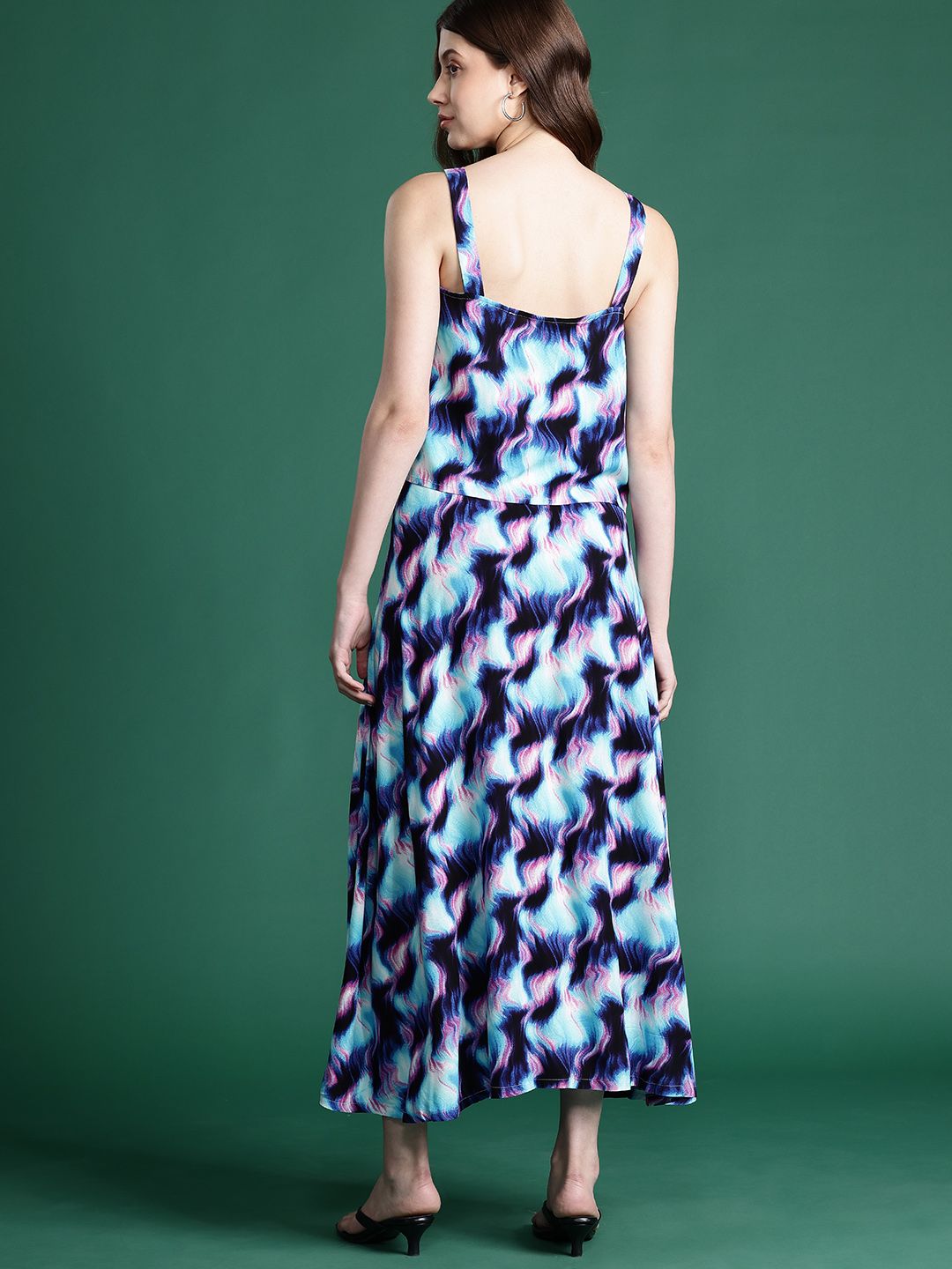 DressBerry Dyed Effect Top With Skirt
