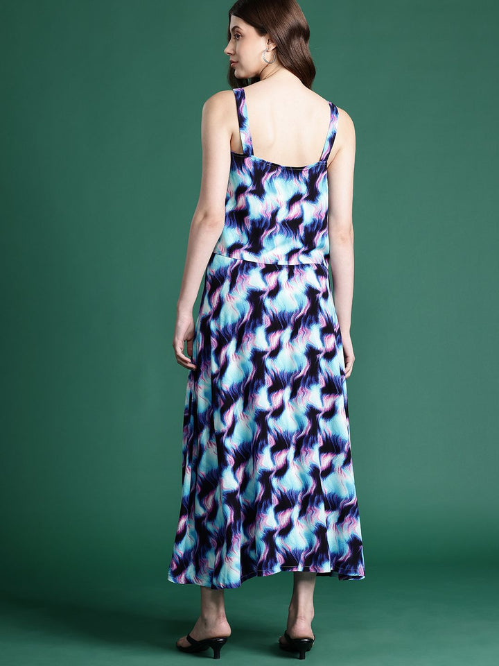 DressBerry Dyed Effect Top With Skirt