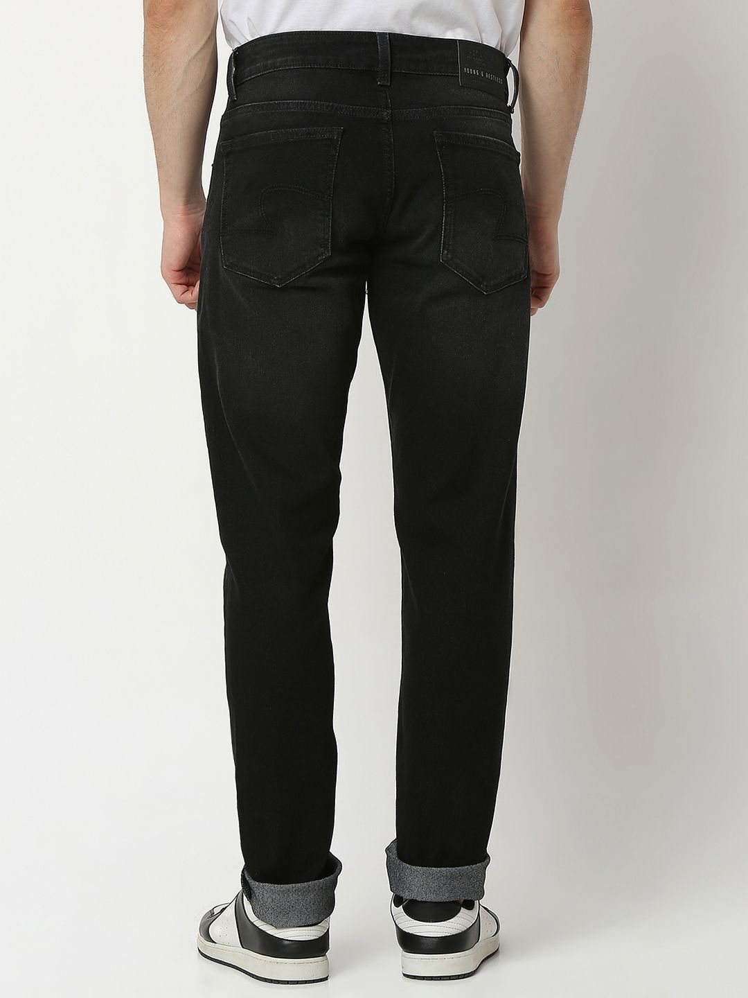 SPYKAR Slim Fit Low-Rise Light Fade Stretchable Jeans