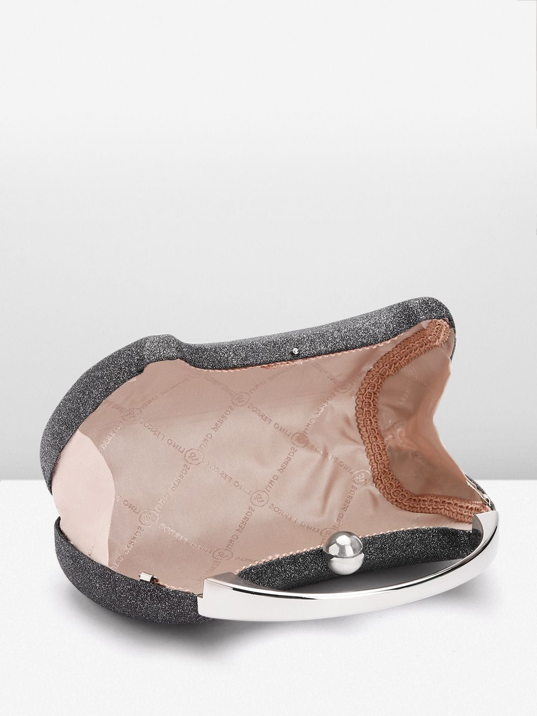 Lino Perros Women Glittery Effect Box Clutch