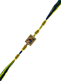 Voylla Men Peacock Feather Thread Rakhi