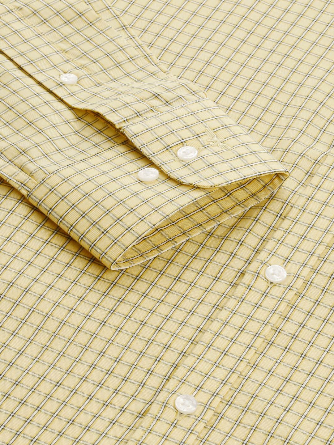 Park Avenue Pure Cotton Slim Fit Checked Formal Shirt