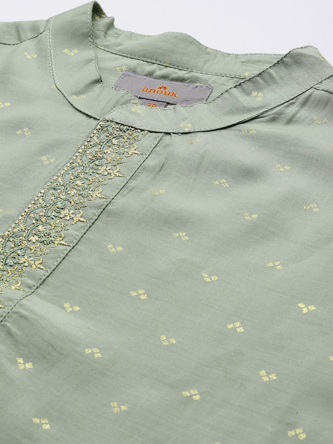 Anouk Mandarin Collar Straight Kurta