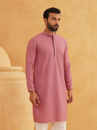 SOJANYA Ethnic Embroidered Straight Pure Cotton Kurta