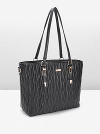 DressBerry Structured Quilted Shoulder Bag