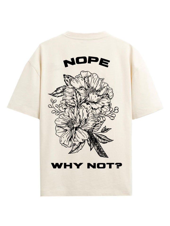 ADRO Men Graphic Printed Round Neck Cotton Oversized T-Shirt