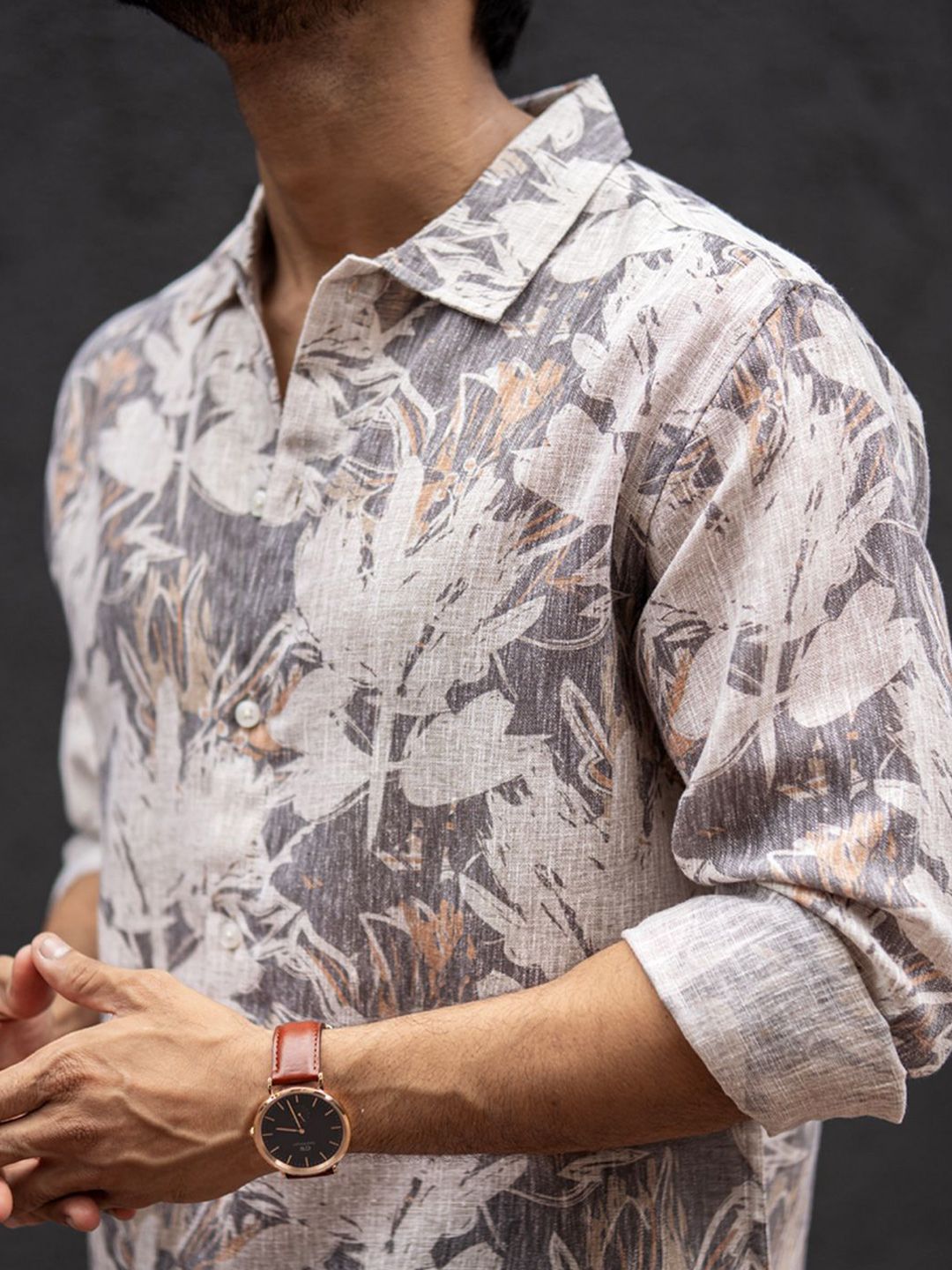 Powerlook Men Opaque Printed Casual Shirt