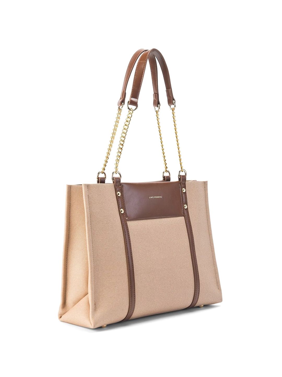 Lino Perros Colourblocked Oversized Bucket Tote Bag with Applique