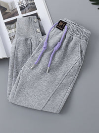 YK Girls Smart Slim Fit Joggers Trousers