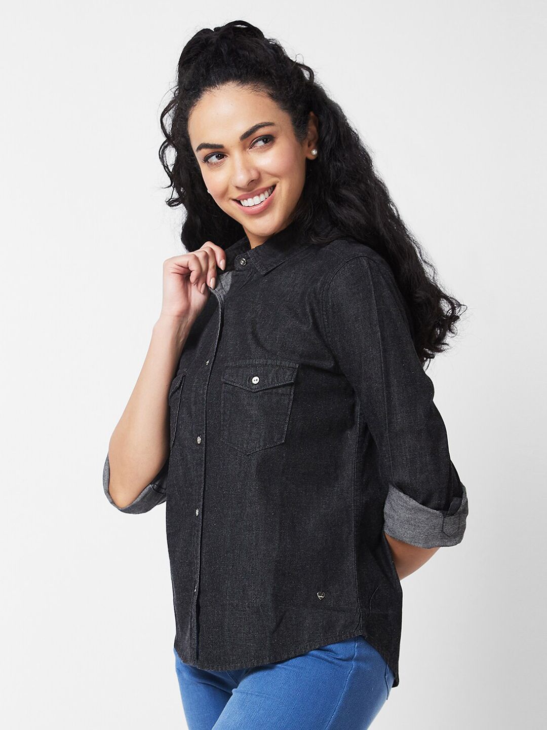 SPYKAR Women Opaque Casual Shirt