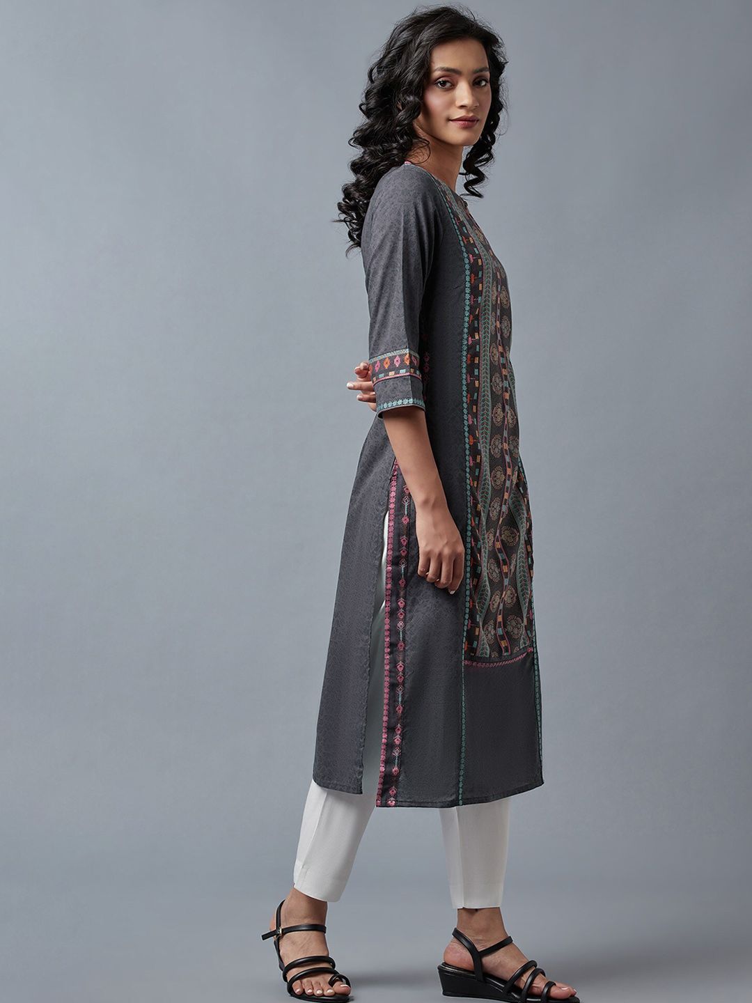 W Straight Cotton Kurta