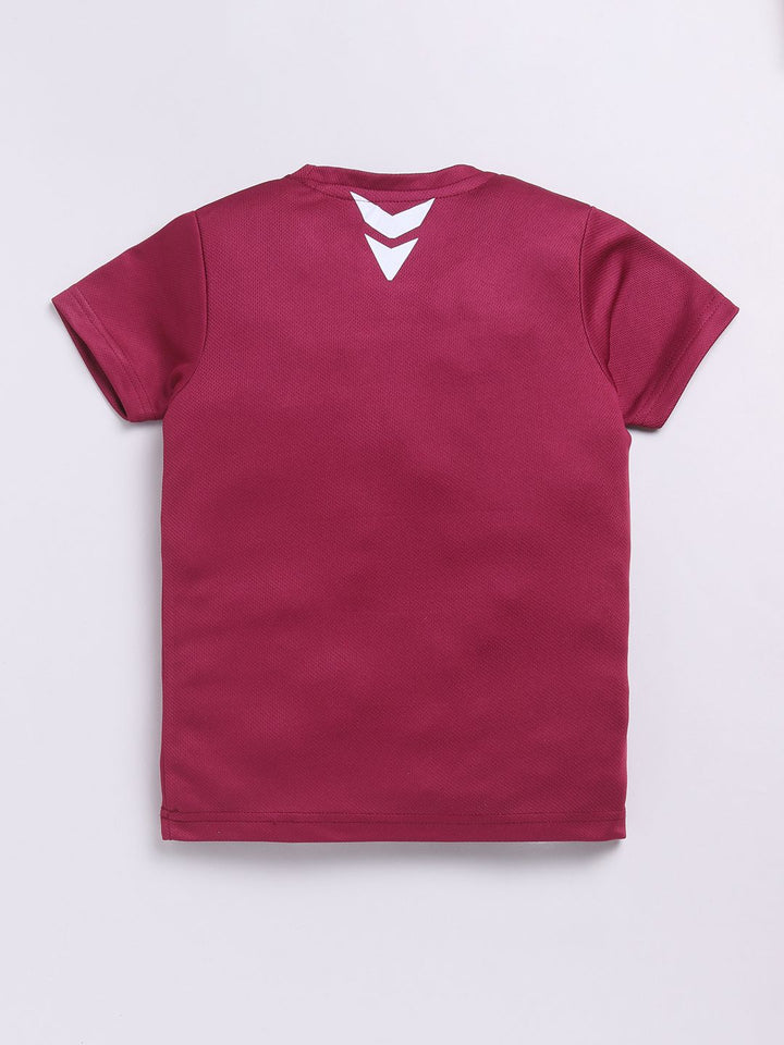 HRX by Hrithik Roshan Boys Typography Printed Rapid-Dry T-shirt