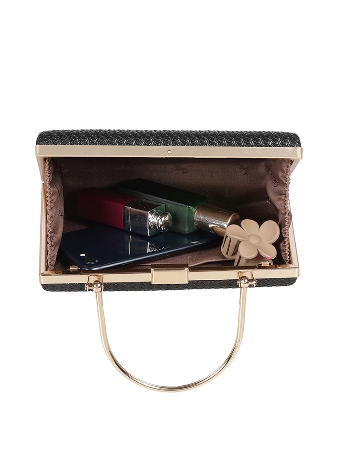 Metro Textured Box Clutch