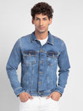 SPYKAR Men Pure Cotton Denim Jacket