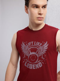 HRX by Hrithik Roshan Printed Training T-shirt