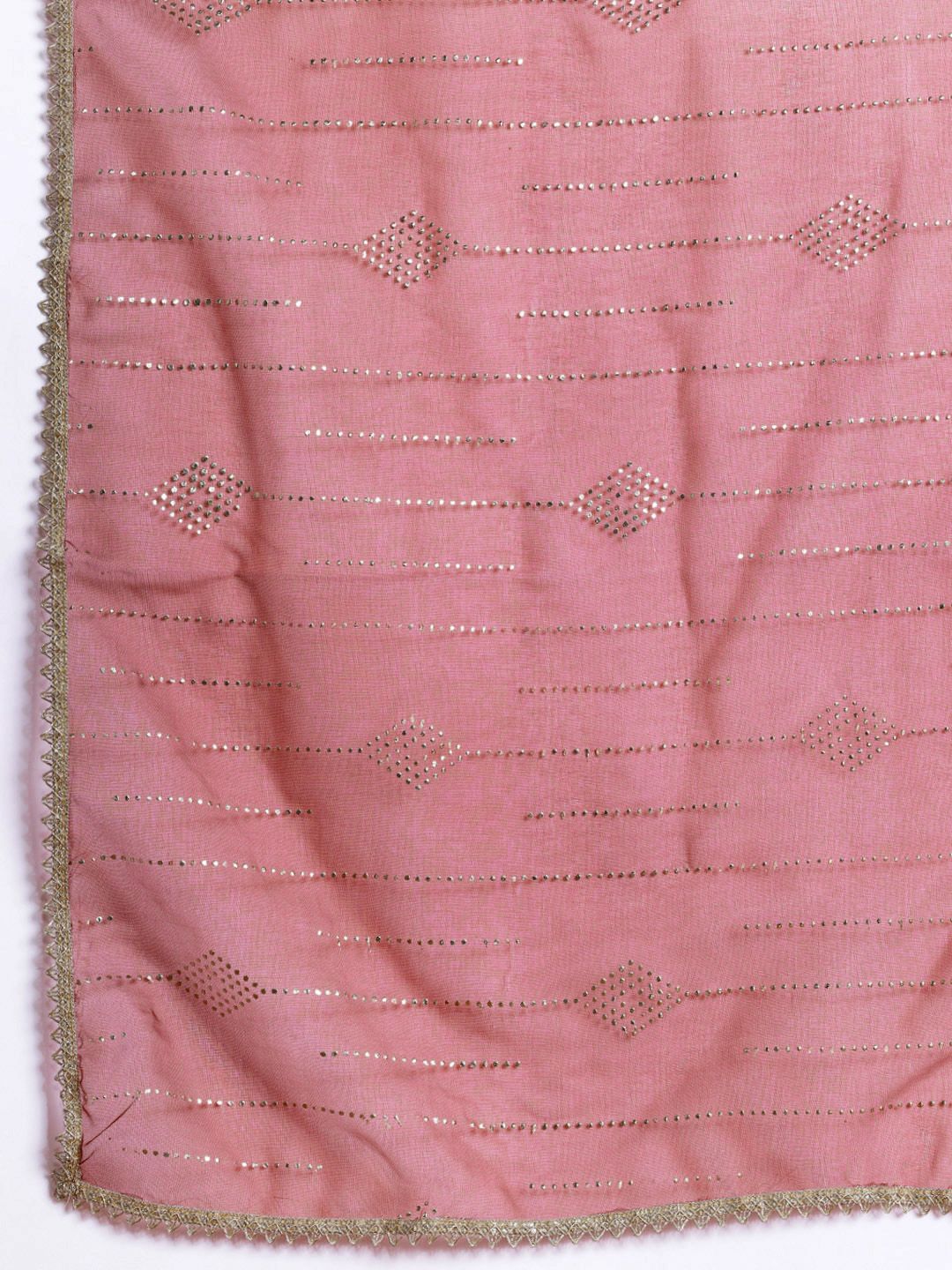 Anouk Mukaish Detailed Kurta with Trousers & Dupatta