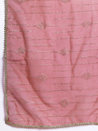 Anouk Mukaish Detailed Kurta with Trousers & Dupatta